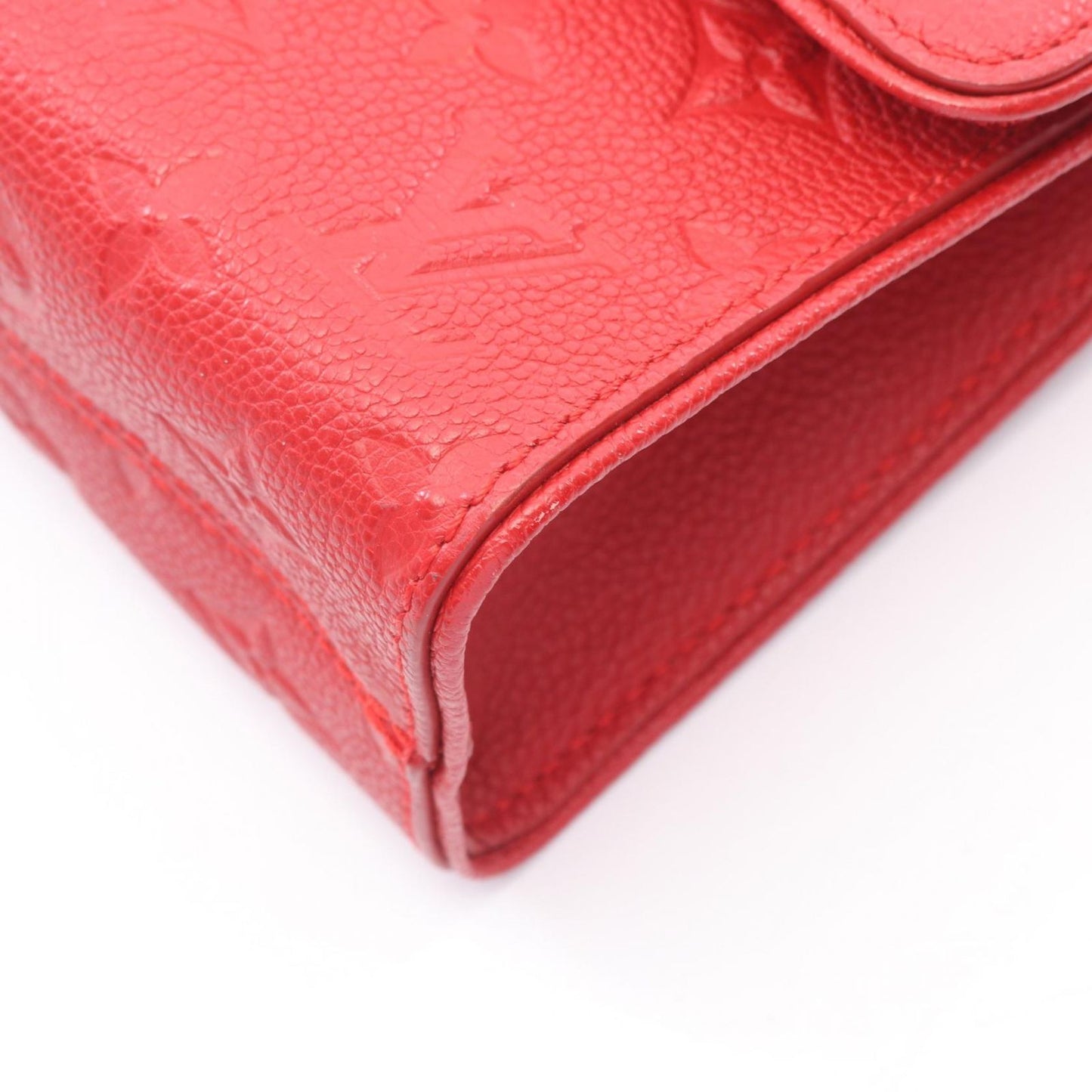 Louis Vuitton Shoulder Bag Saint Sulpice PM Cerise Leather — view 6