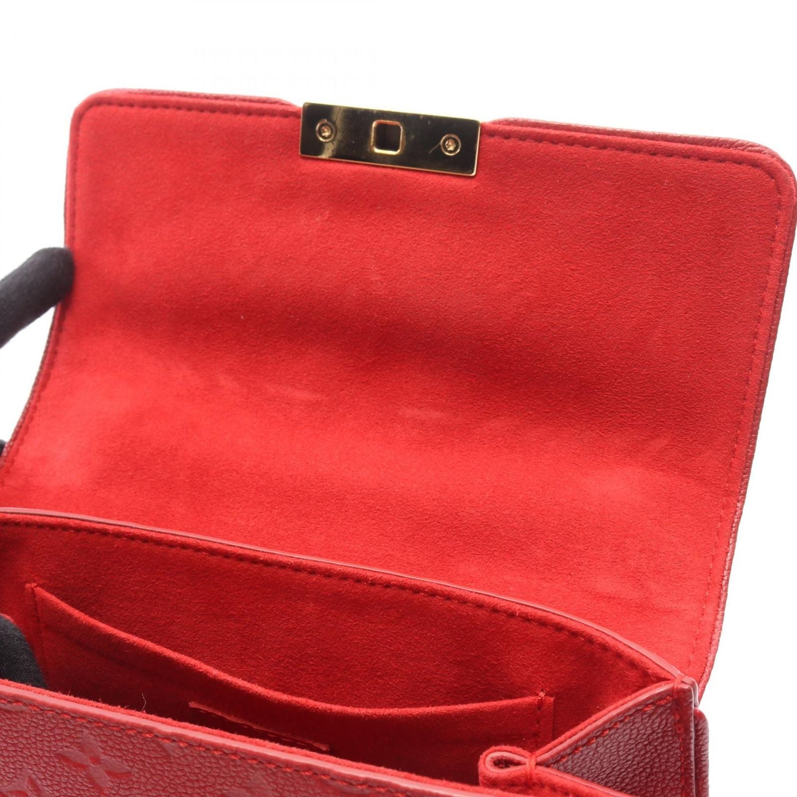 Louis Vuitton Shoulder Bag Saint Sulpice PM Cerise Leather — view 9