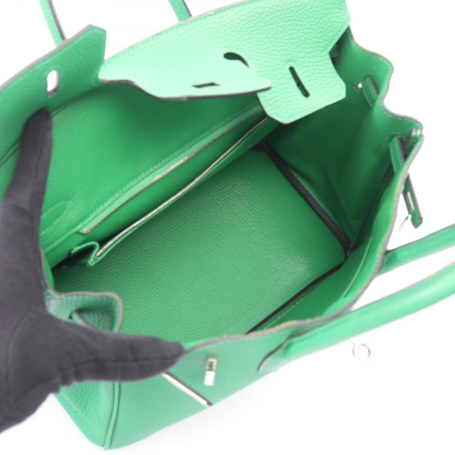 Hermes Handbag Birkin 25 Bamboo Leather — view 3