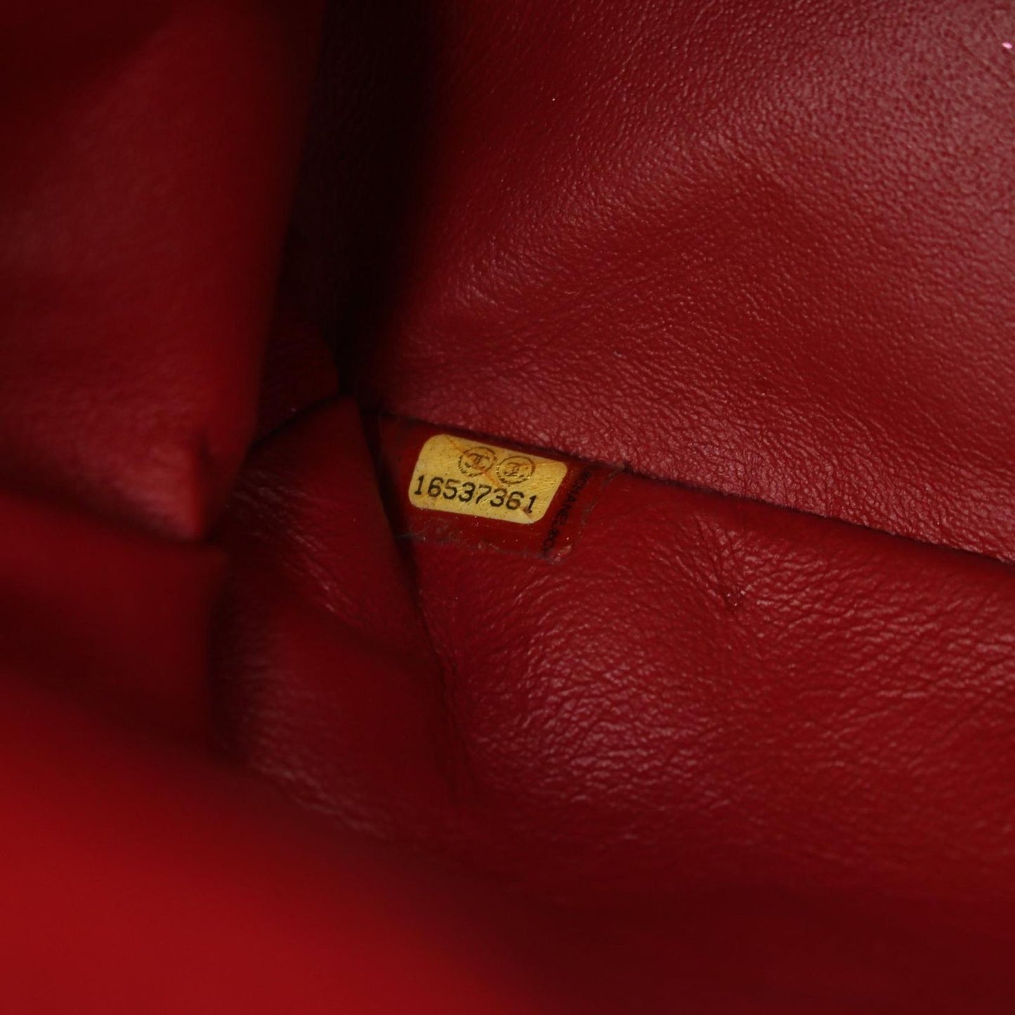 Chanel Shoulder Bag 2.55 Quilted Maxi Double Flap Antique Silver Red Calf — view 5