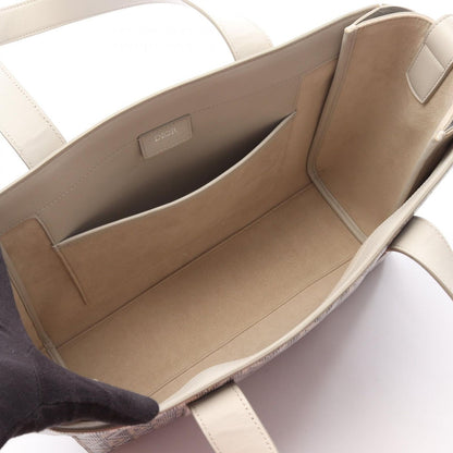 Dior Tote CD Diamond Color Gray Canvas Leather — view 3