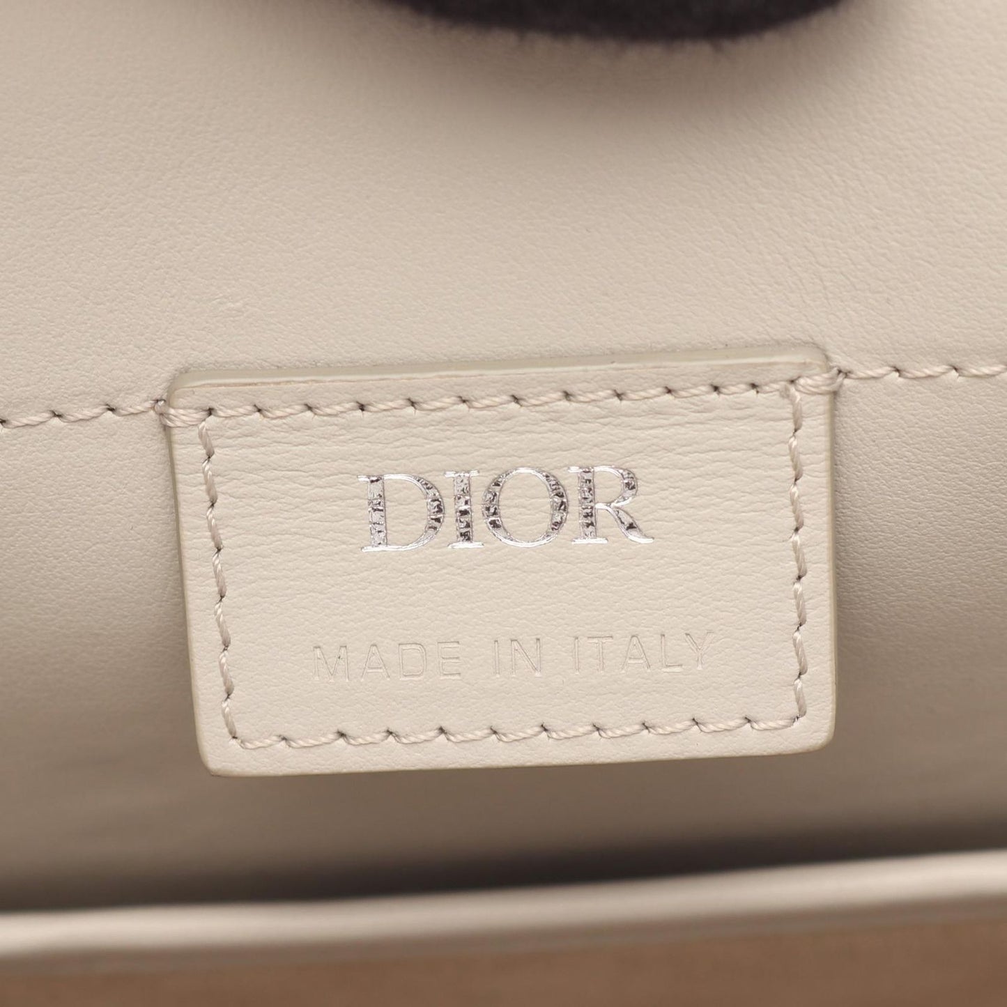 Dior Tote CD Diamond Color Gray Canvas Leather — view 4