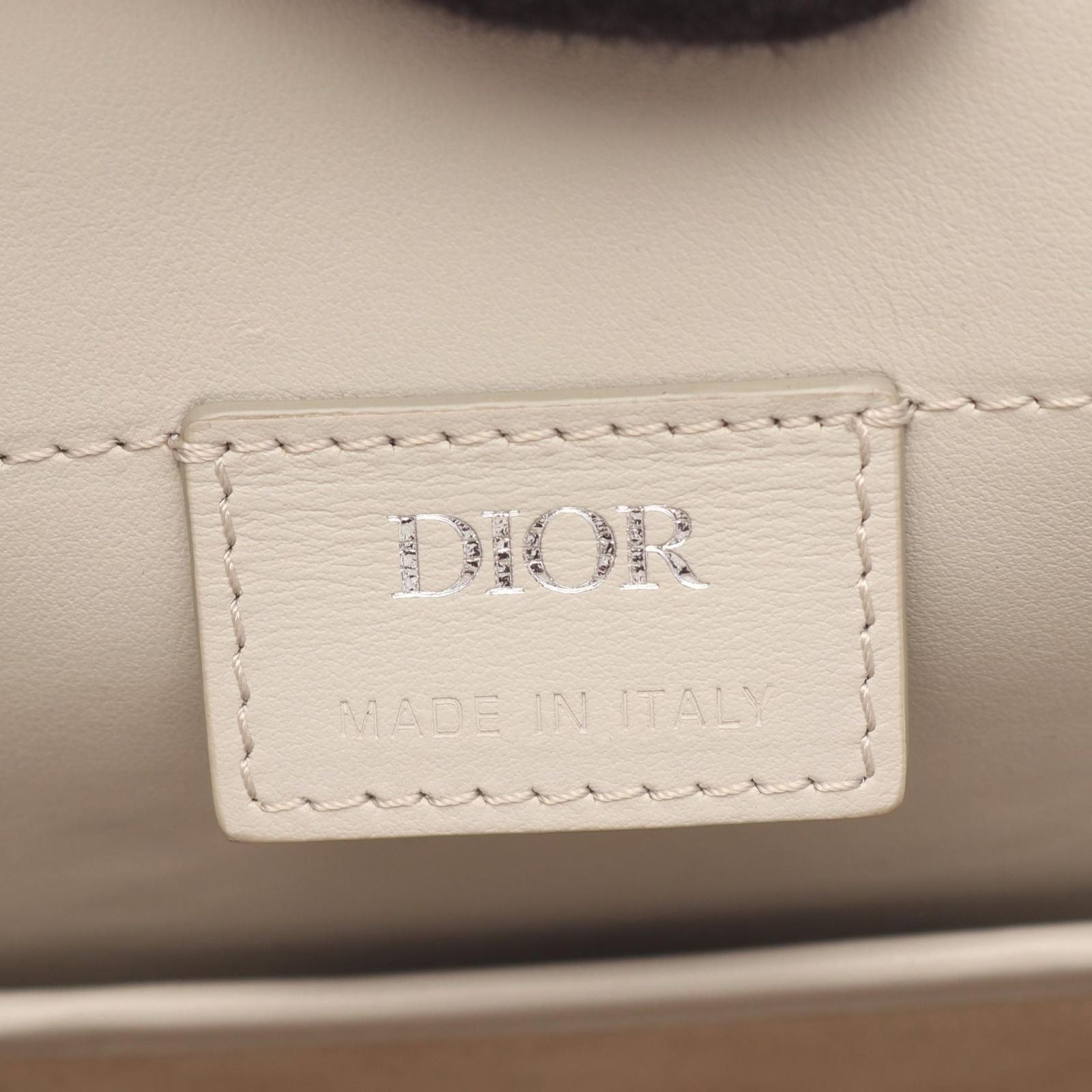 Dior Tote CD Diamond Color Gray Canvas Leather — view 4