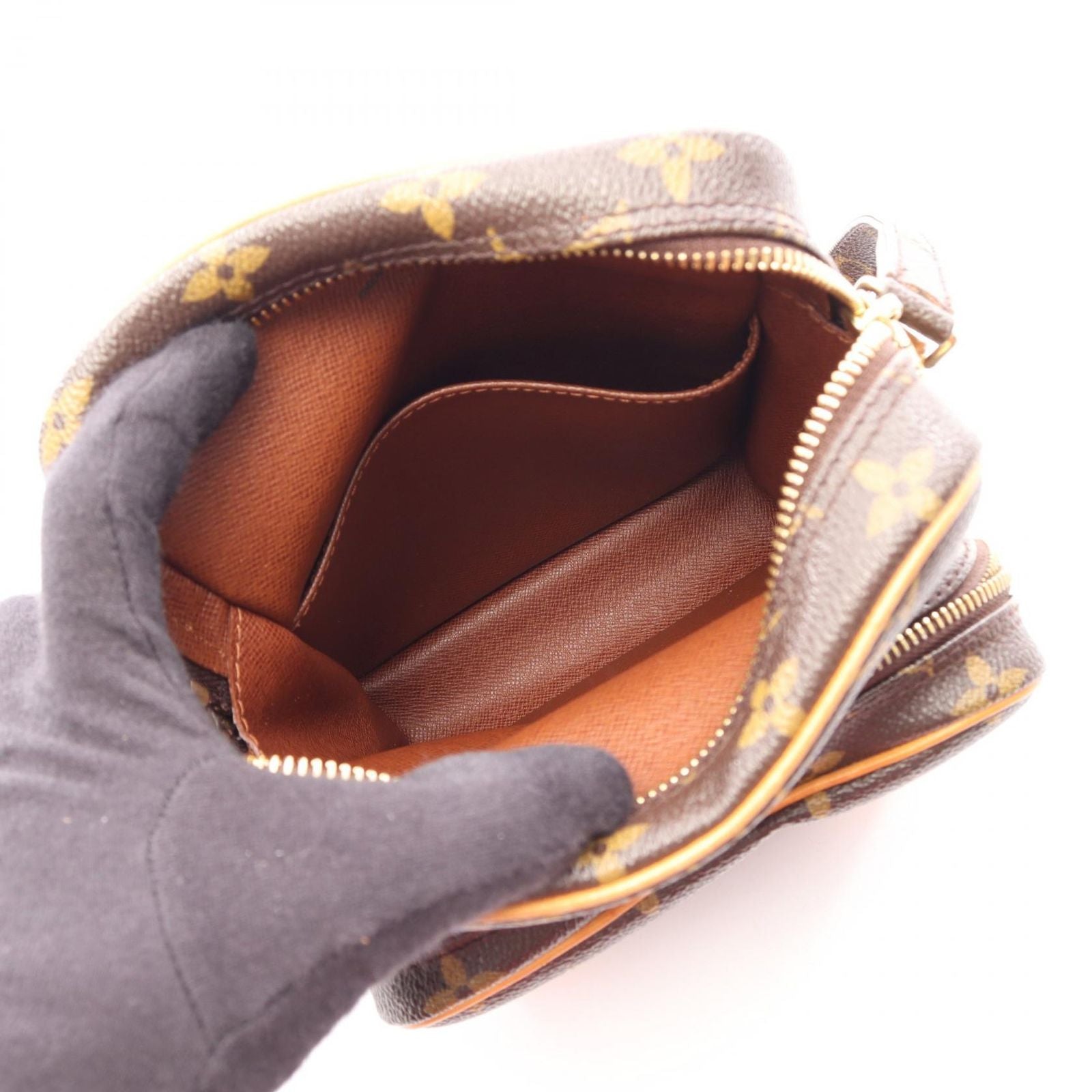 Louis Vuitton Shoulder Bag Amazon Canvas Leather — view 3