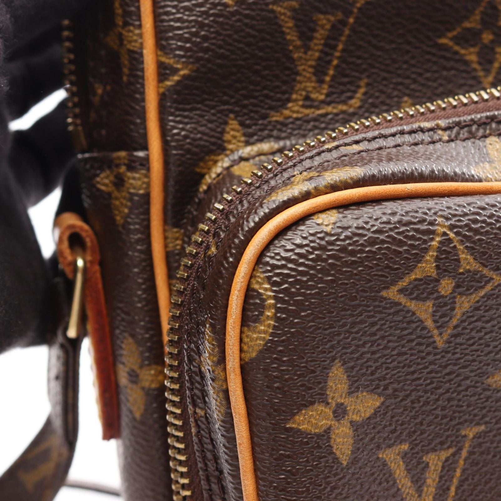 Louis Vuitton Shoulder Bag Amazon Canvas Leather — view 9