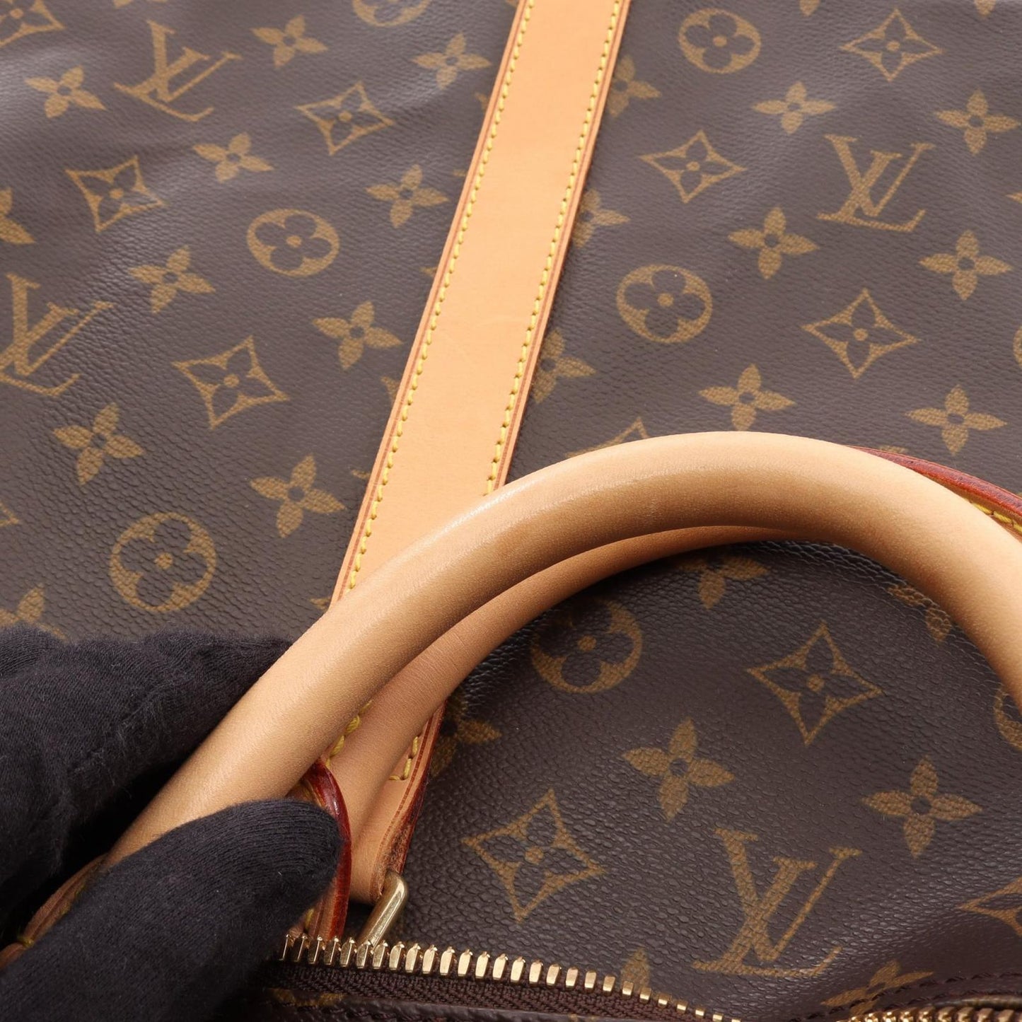Louis Vuitton Boston Bag Keepall Bandouliere 60 2-Way Canvas Leather — view 8