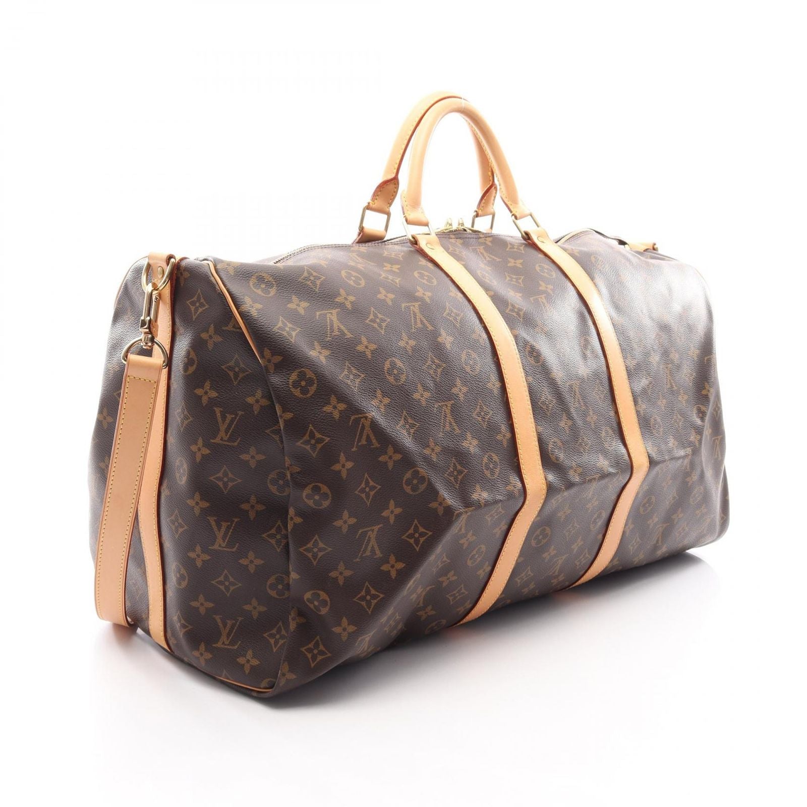 Louis Vuitton Boston Bag Keepall Bandouliere 60 2-Way Canvas Leather — view 2