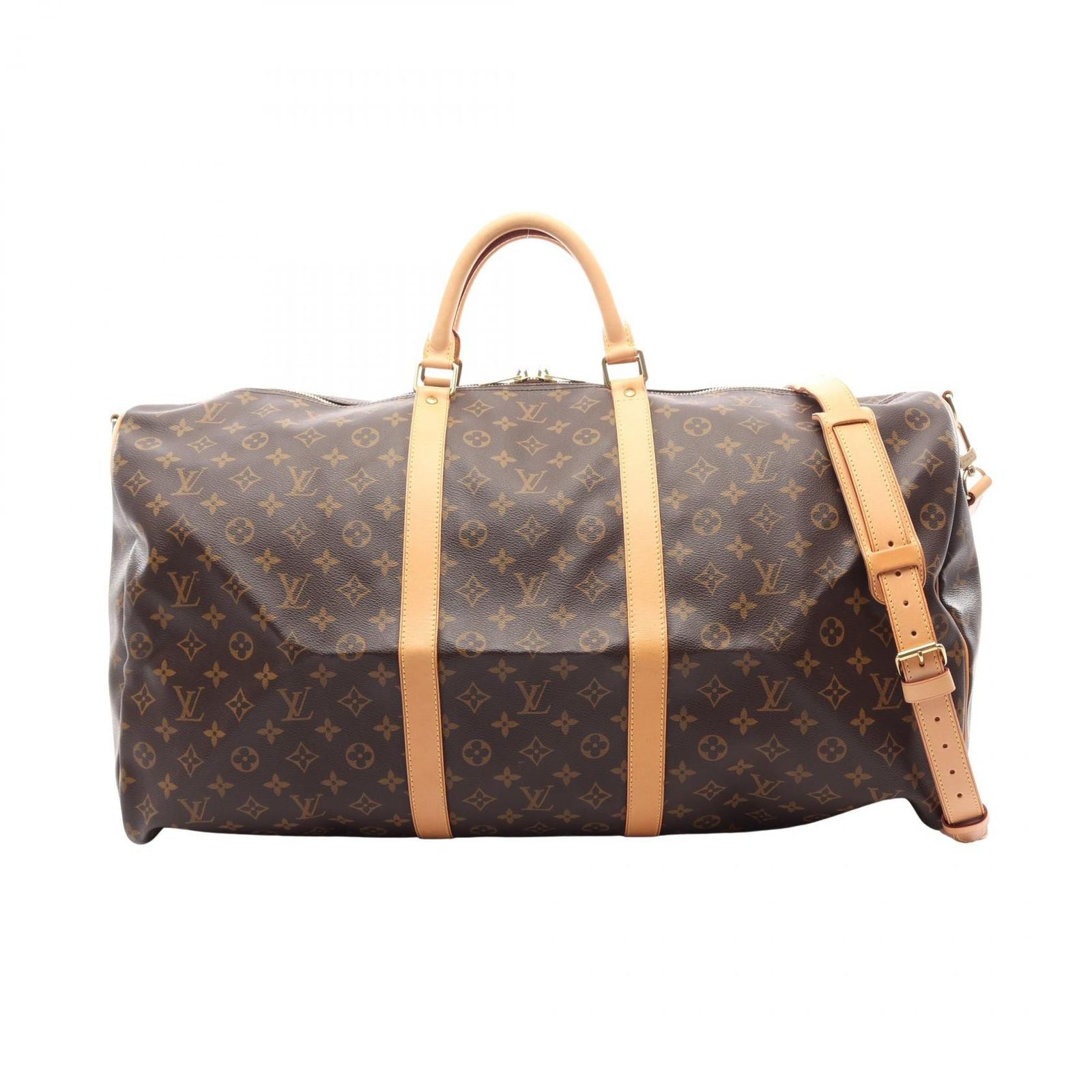 Louis Vuitton Boston Bag Keepall Bandouliere 60 2-Way Canvas Leather