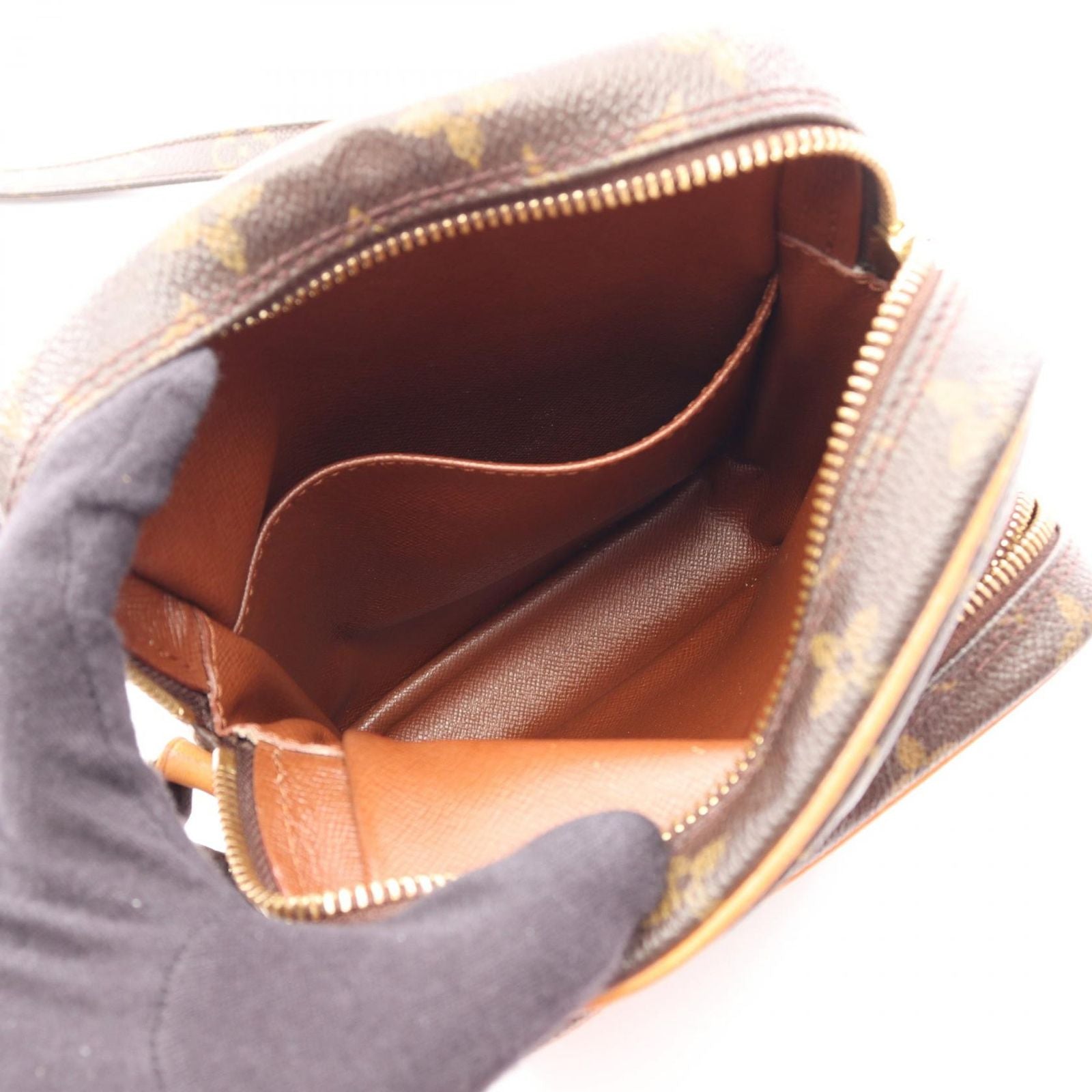 Louis Vuitton Shoulder Bag Amazon Canvas Leather — view 3