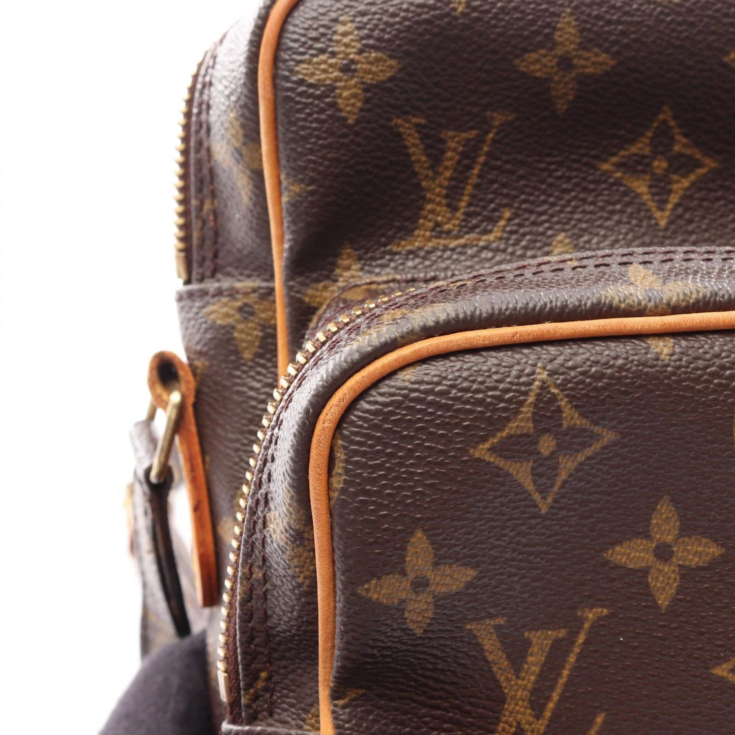 Louis Vuitton Shoulder Bag Amazon Canvas Leather — view 9