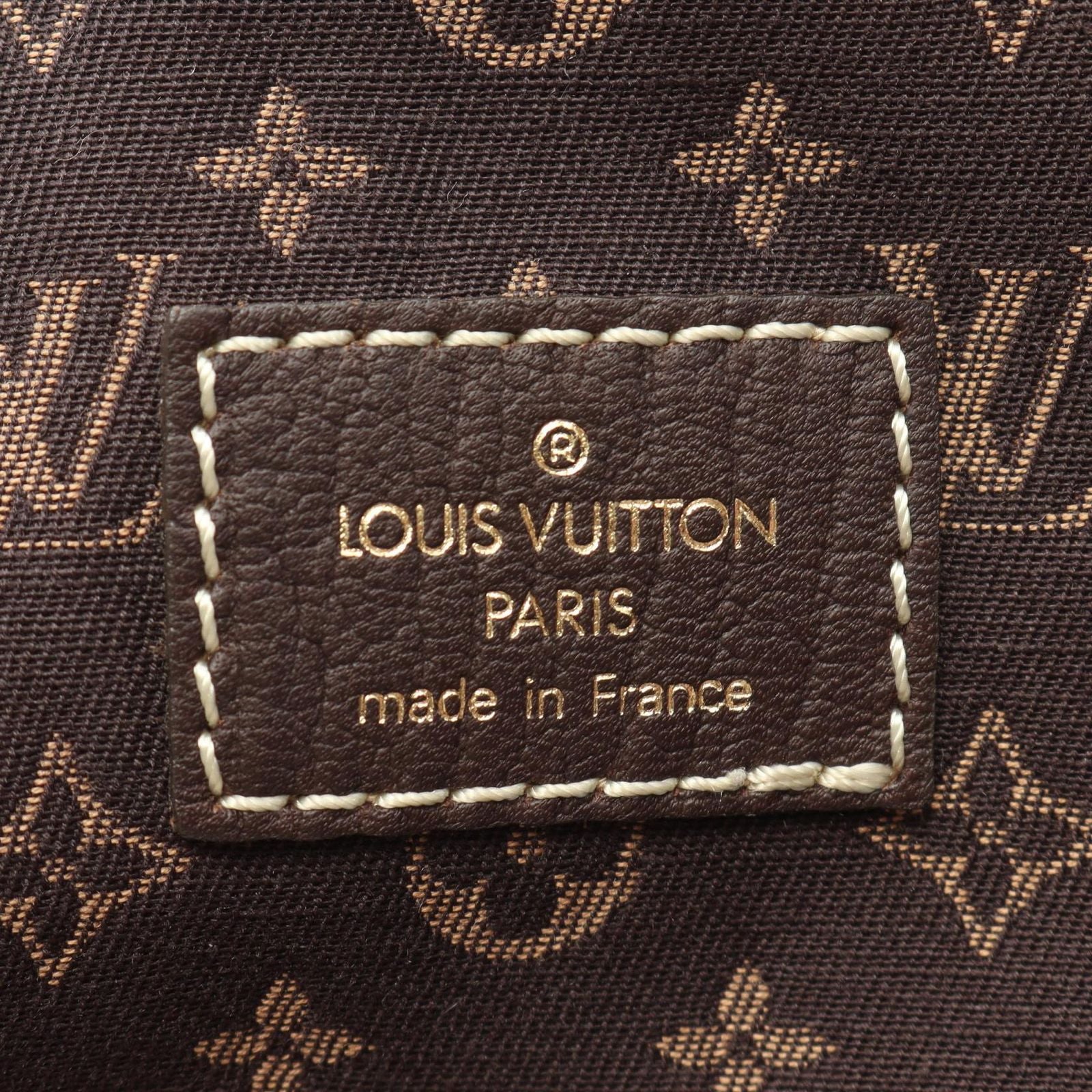 Louis Vuitton Shoulder Bag Saumur Ebene Canvas Leather 30 — view 5