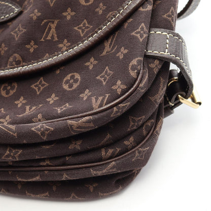 Louis Vuitton Shoulder Bag Saumur Ebene Canvas Leather 30 — view 9