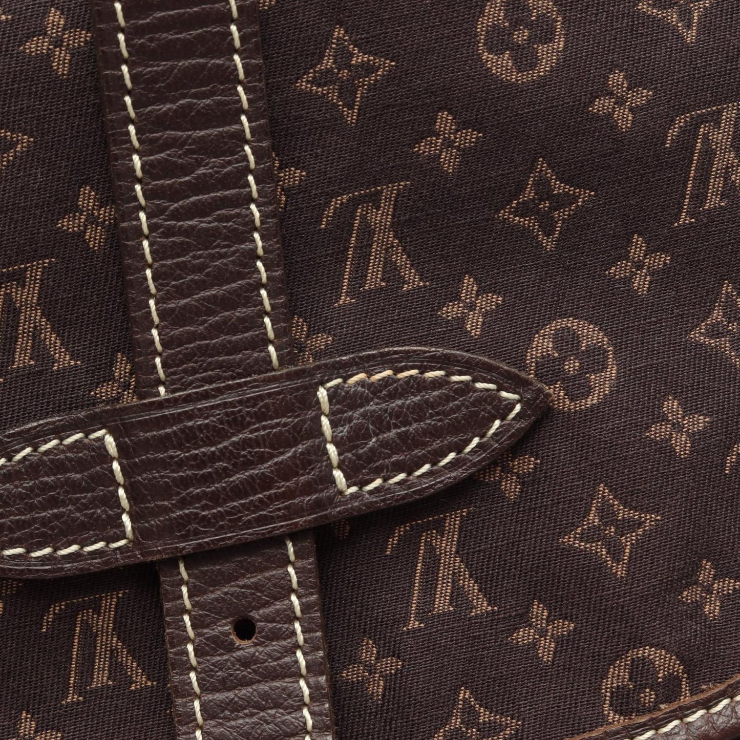 Louis Vuitton Shoulder Bag Saumur Ebene Canvas Leather 30 — view 8