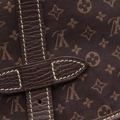 Louis Vuitton Shoulder Bag Saumur Ebene Canvas Leather 30 — view 8