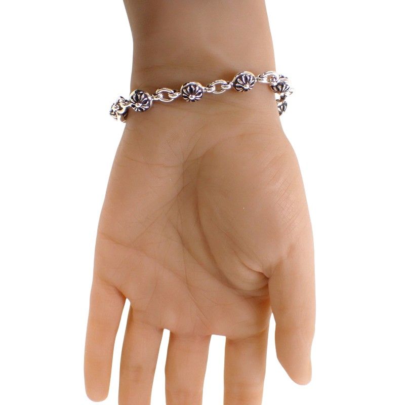 Chrome Hearts 1 Cross Ball Bracelet 925 Sterling Silver — view 9