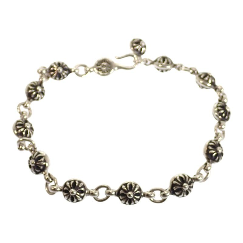 Chrome Hearts 1 Cross Ball Bracelet 925 Sterling Silver — view 2