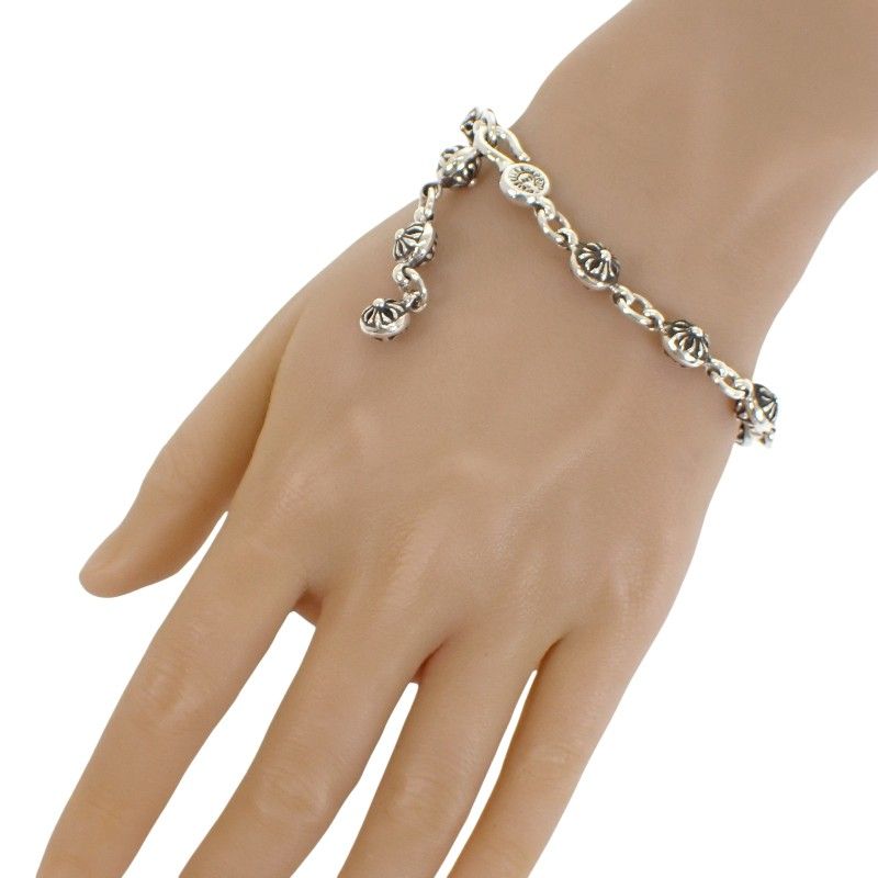 Chrome Hearts 1 Cross Ball Bracelet 925 Sterling Silver — view 8