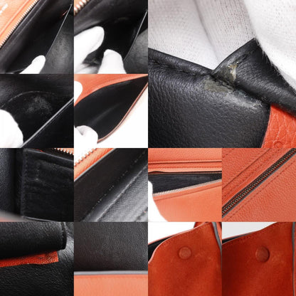 Celine 2-Way Shoulder Leather Orange Handbag — view 7
