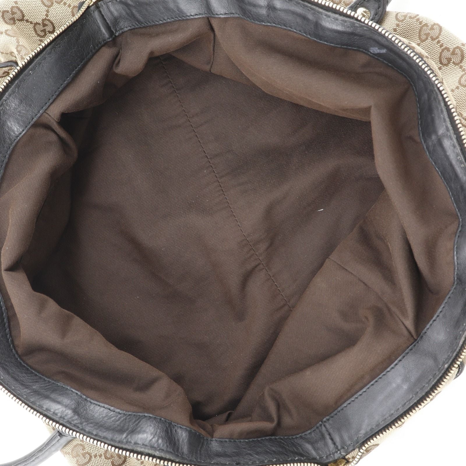 Gucci Ski 2-Way Shoulder GG Canvas Brown Tote — view 6