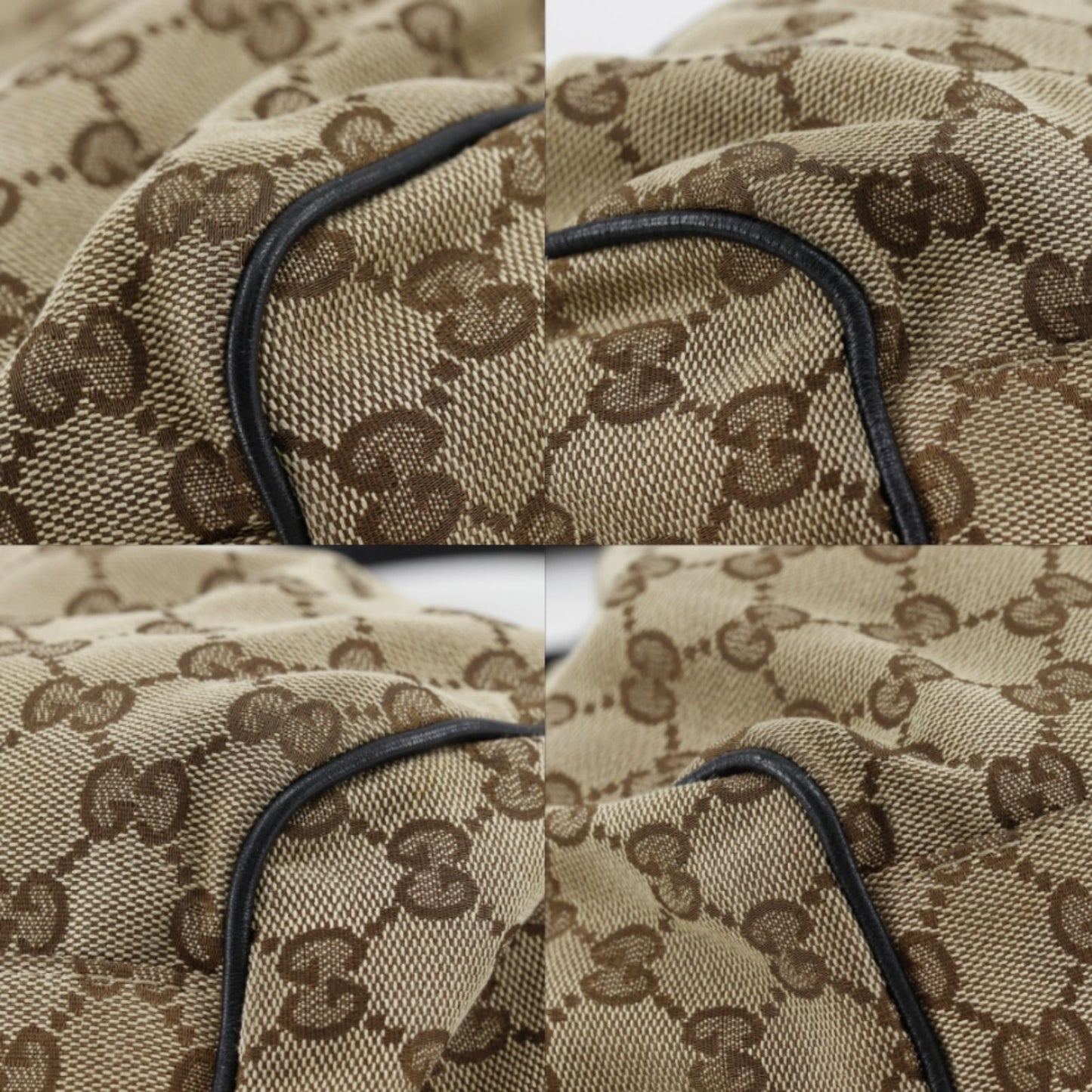 Gucci Ski 2-Way Shoulder GG Canvas Brown Tote — view 4