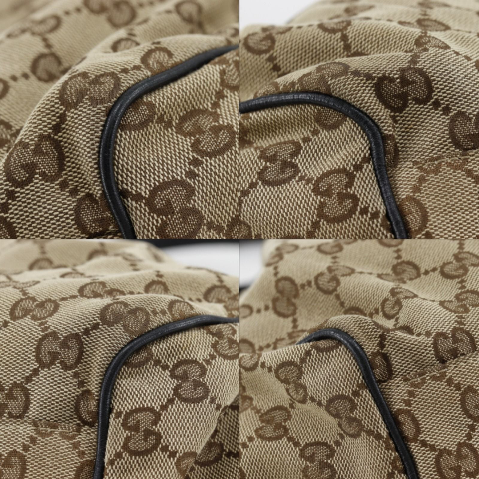 Gucci Ski 2-Way Shoulder GG Canvas Brown Tote — view 4