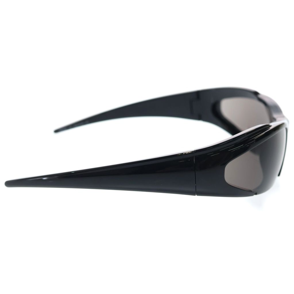 Balenciaga Sunglasses Side Logo Sports Eyewear Black — view 3