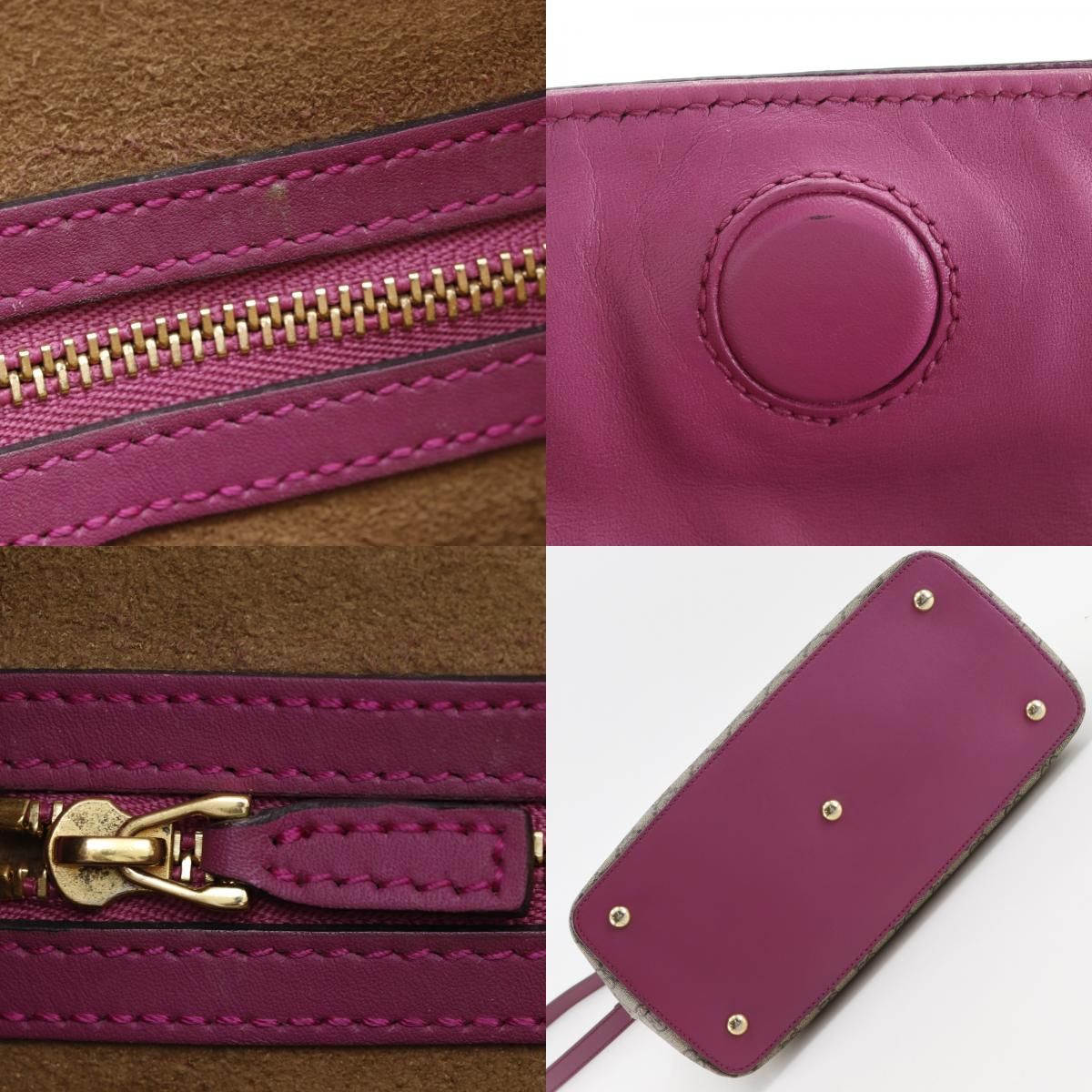 Gucci 2-Way Shoulder GG Supreme Canvas Brown Handbag — view 8