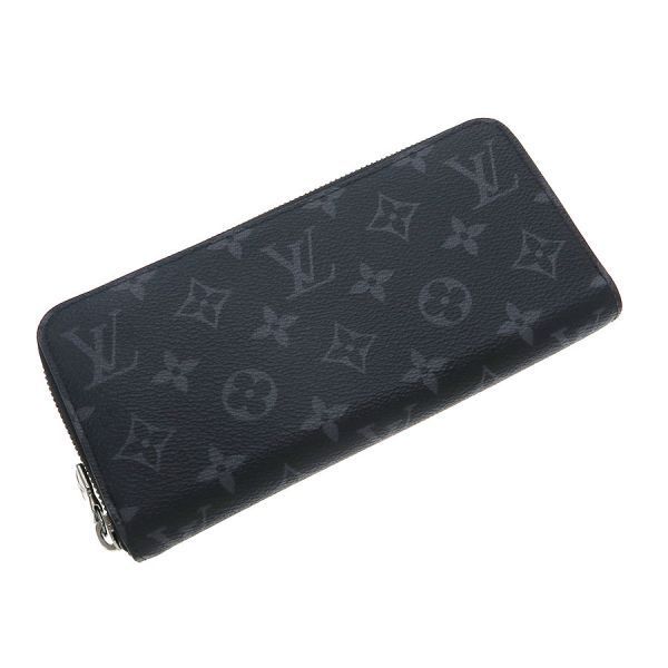 Louis Vuitton Monogram Eclipse Zippy Wallet Horizontal