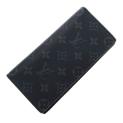 Louis Vuitton Monogram Eclipse Portefeuille Brazza Wallet