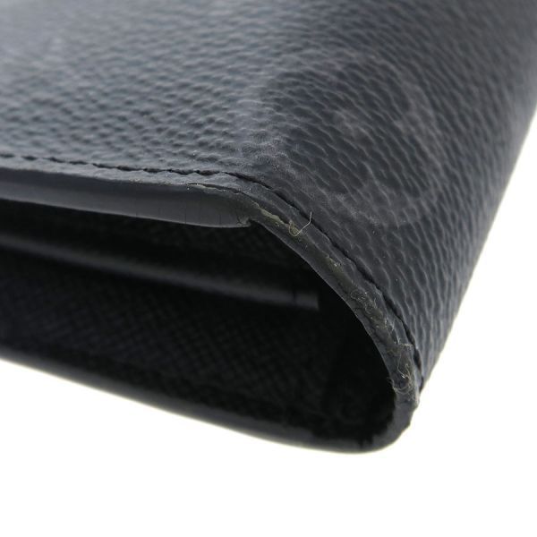 Louis Vuitton Monogram Eclipse Portefeuille Brazza Wallet — view 9
