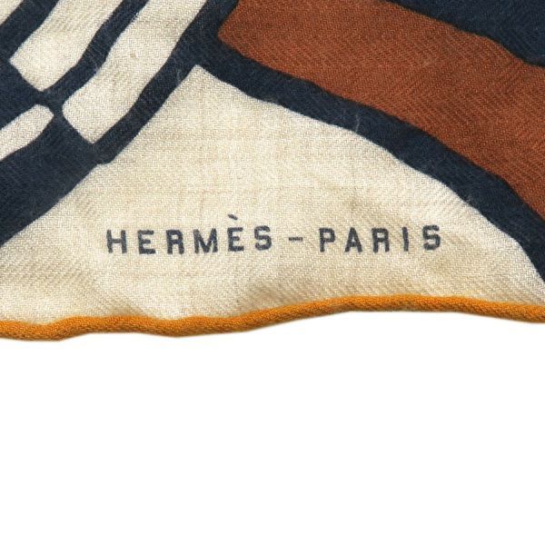 Hermes Triangle Jean Cashmere Silk Scarf — view 7