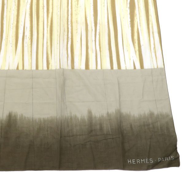 Hermes Pareo Skirt Khaki — view 7