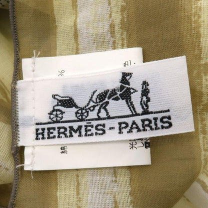 Hermes Pareo Skirt Khaki — view 8