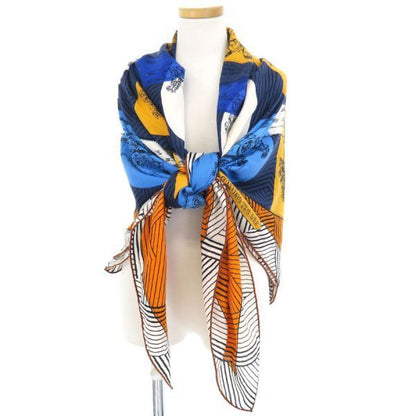 Hermes Carre Geant Cashmere Silk Scarf — view 9