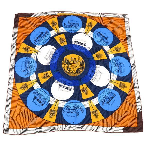 Hermes Carre Geant Cashmere Silk Scarf