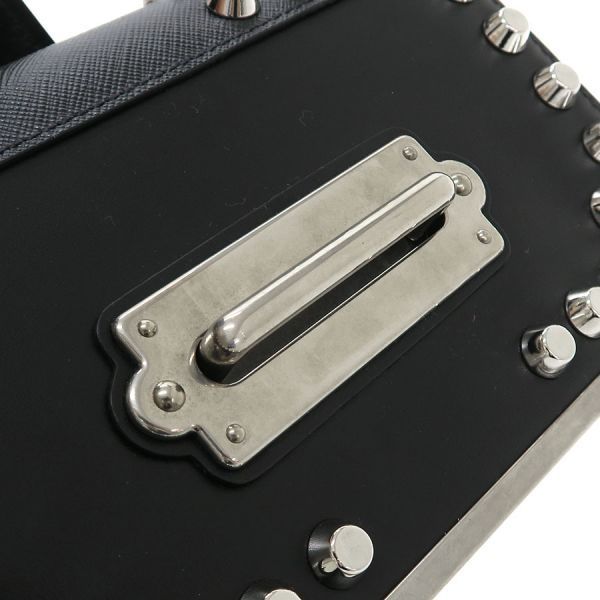Prada Studded Cahier Chain Messenger — view 5