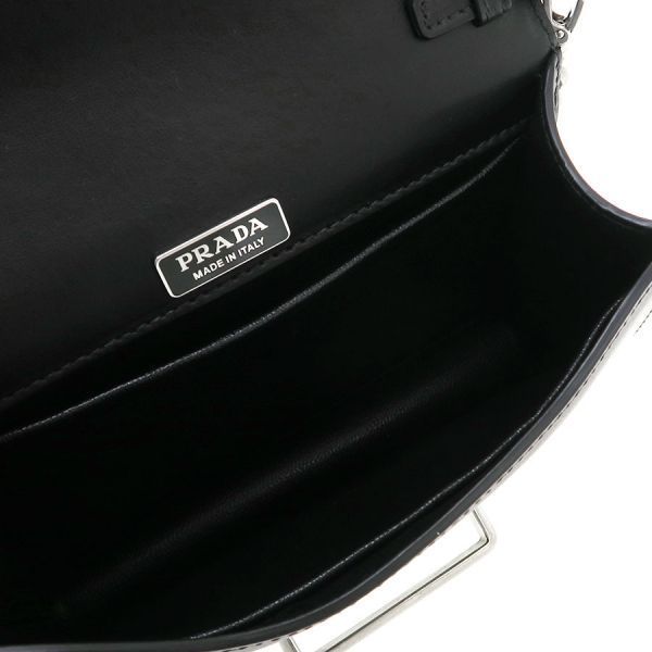 Prada Studded Cahier Chain Messenger — view 2
