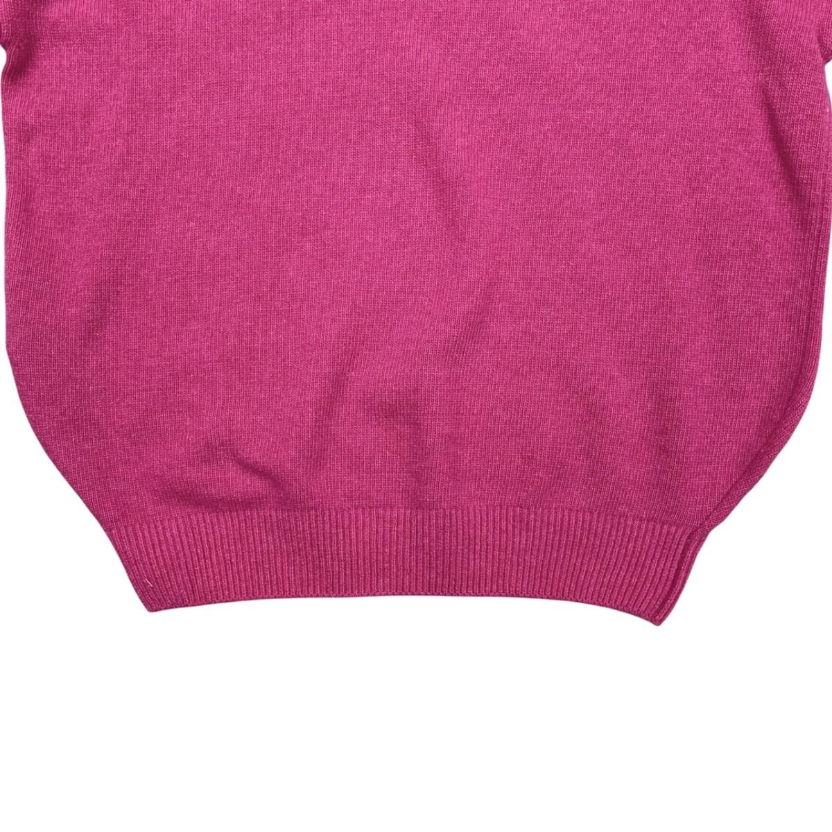 Balenciaga Sweater Turtleneck Knit XS Logo Wool Cashmere Pink Black — view 6