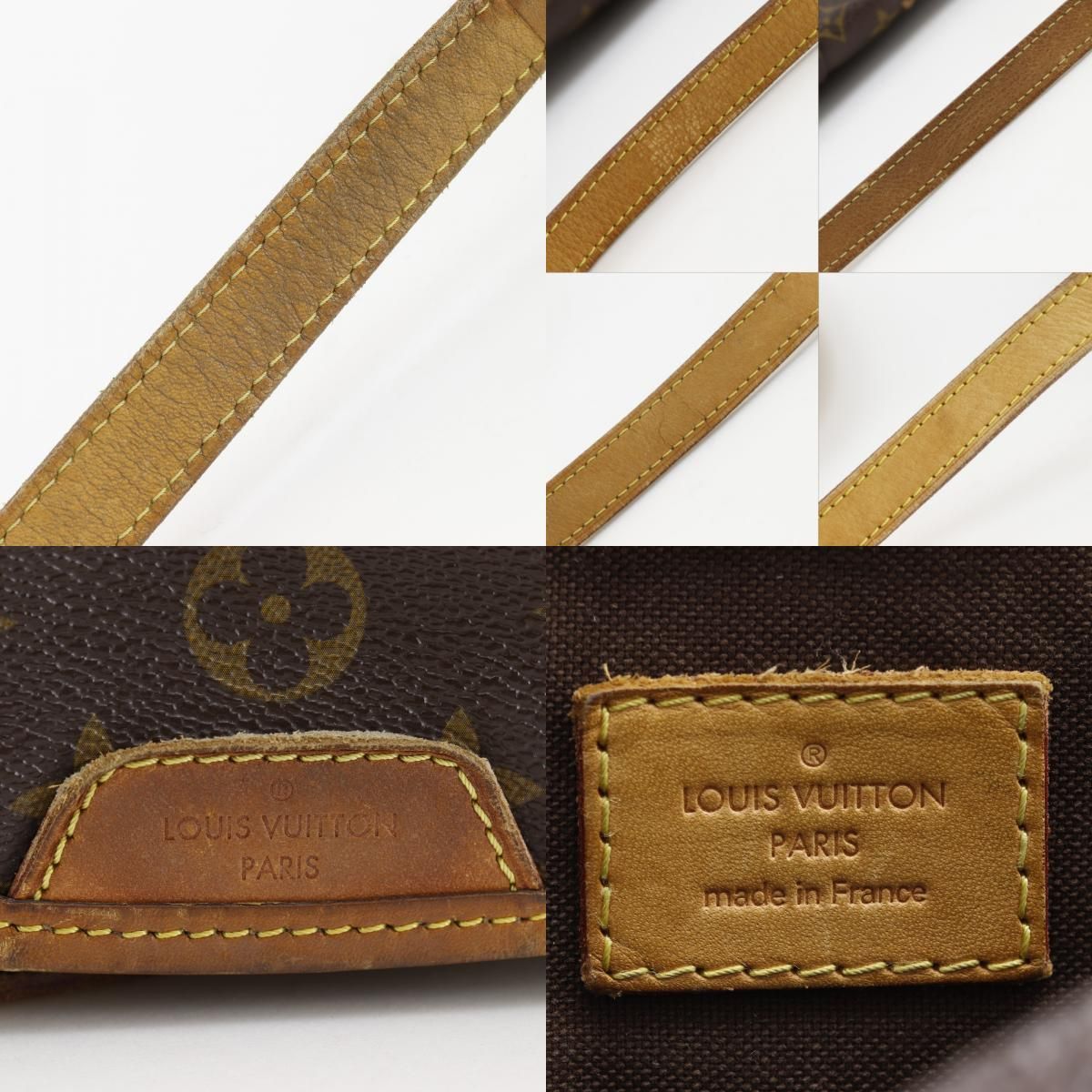 Louis Vuitton Menilmontant MM Monogram Canvas Brown Shoulder — view 9