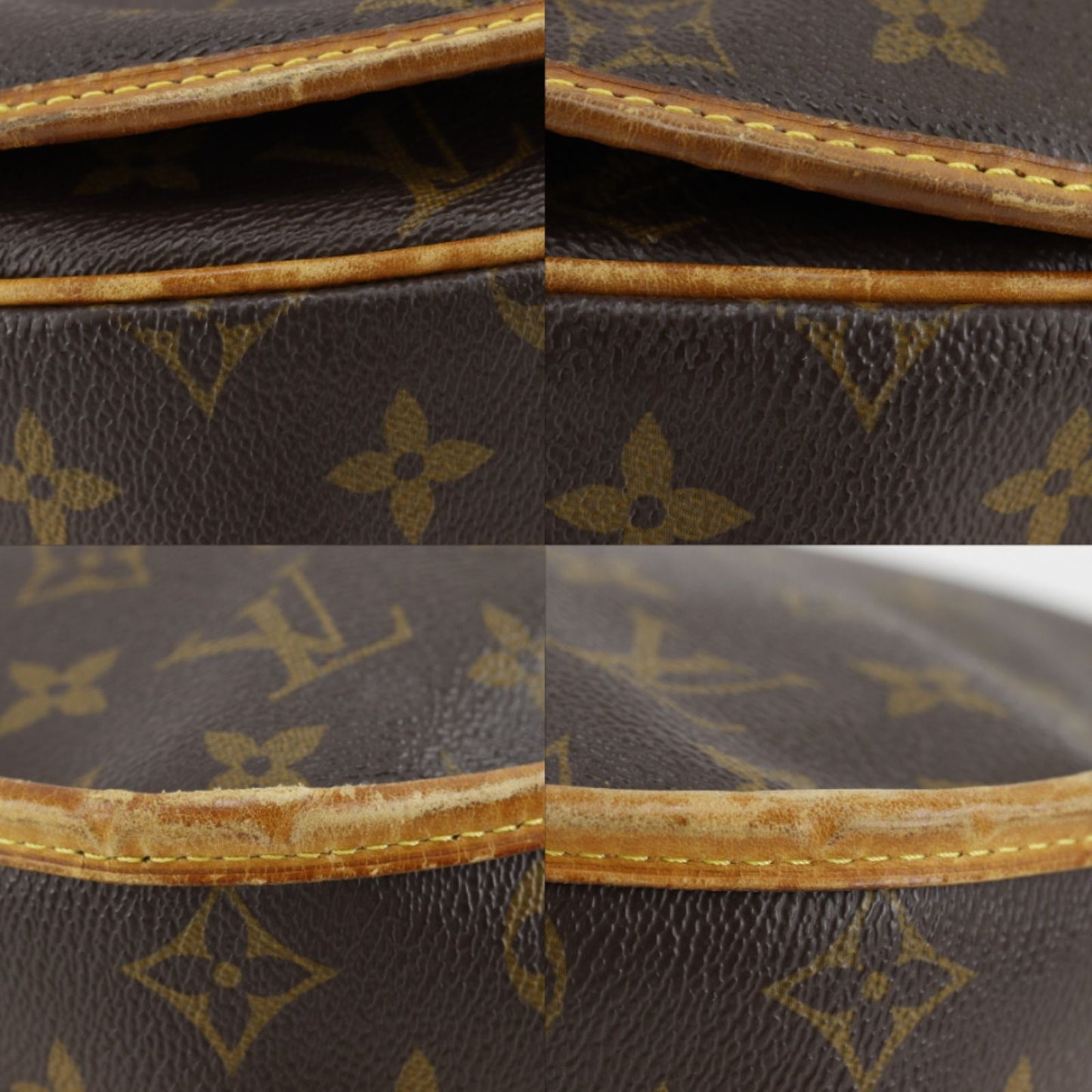 Louis Vuitton Menilmontant MM Monogram Canvas Brown Shoulder — view 4