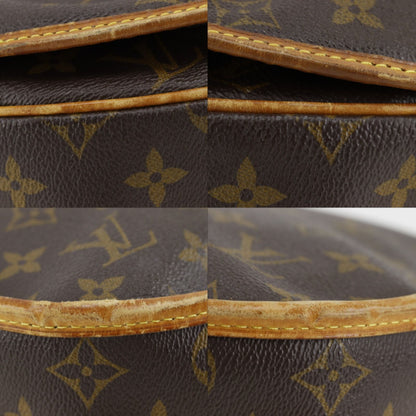 Louis Vuitton Menilmontant MM Monogram Canvas Brown Shoulder — view 4