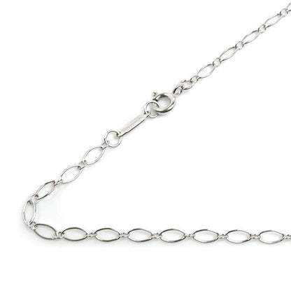 Tiffany & Co 18k White Gold Oba Roulis Necklace 45 cm