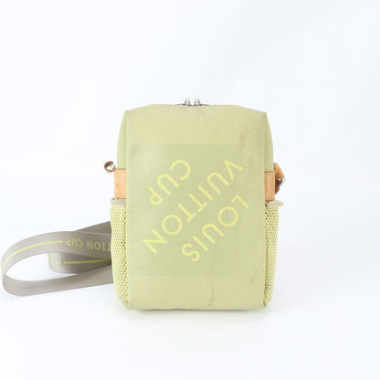 Louis Vuitton Damier Jean Weatherly LV Cup Leather Shoulder Bag Business — view 4