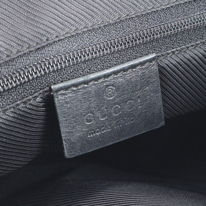 Gucci GG Canvas 002 Leather Tote Shoulder Business Black — view 8