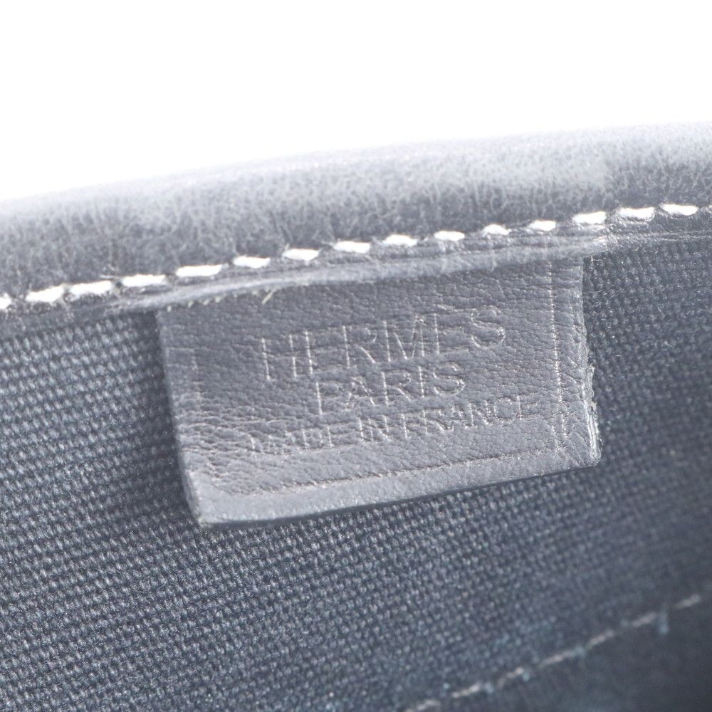Hermes Buena Ventura PM Leather Shoulder Bag Crossbody Black — view 8