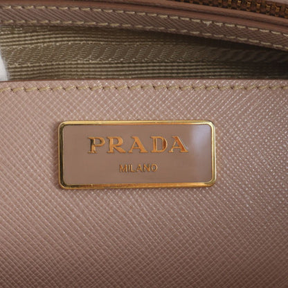 Prada Saffiano Leather Galleria Triangle Logo 2-Way Shoulder Bag Crossbody Hand — view 9