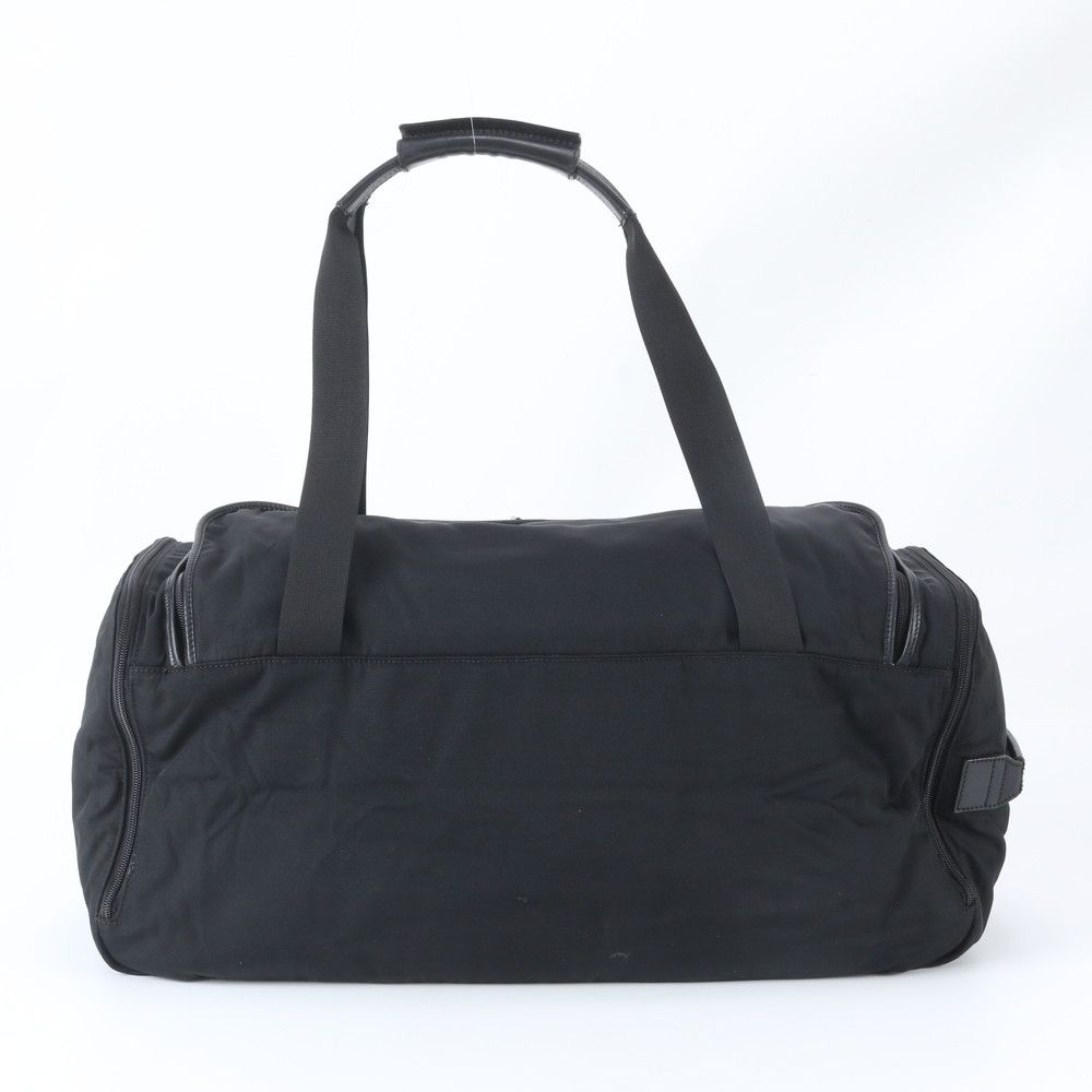 Gucci Leather Nylon Boston Bag Business Travel Tote Carry Black — view 3