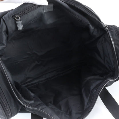 Gucci Leather Nylon Boston Bag Business Travel Tote Carry Black — view 7