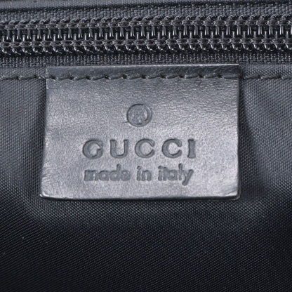 Gucci Leather Nylon Boston Bag Business Travel Tote Carry Black — view 8