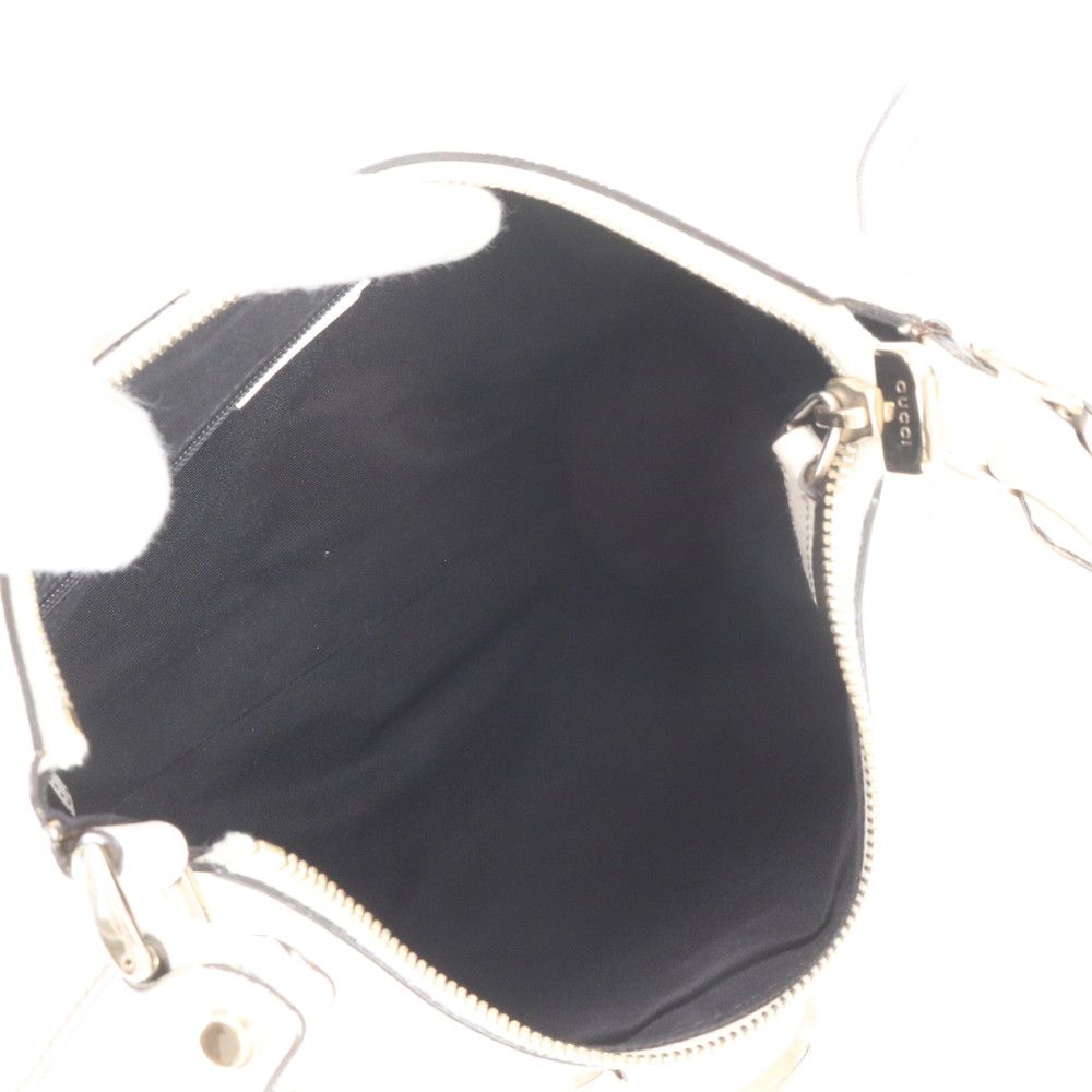 Gucci Abbey Leather Shoulder Bag Tote Hand — view 7